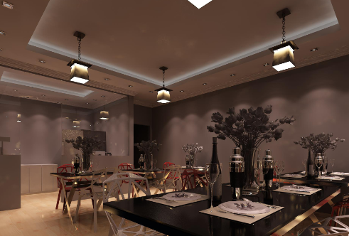 餐厅装修时墙布的运用十分重要