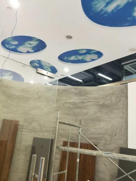 办公展厅造型吊顶