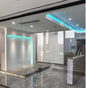 办公室前台展台装修