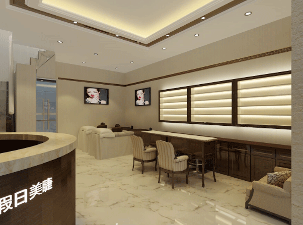美睫美容店装修